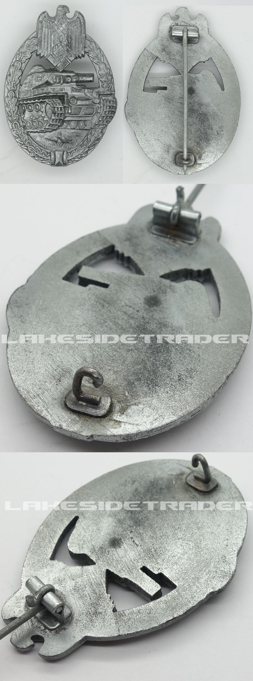 Silver Panzer Assault Badge by A. Rettenmaier