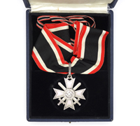 Cased Knights Cross War Merit Cross with Swords by 1