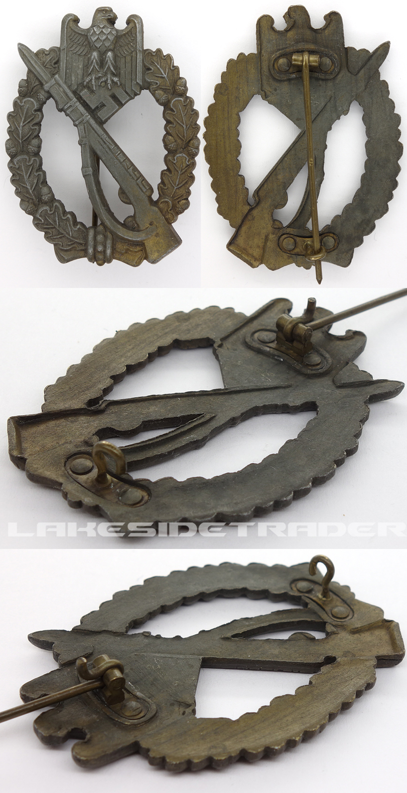 Bronze Infantry Assault Badge by Ferdinand Hoffstadter 