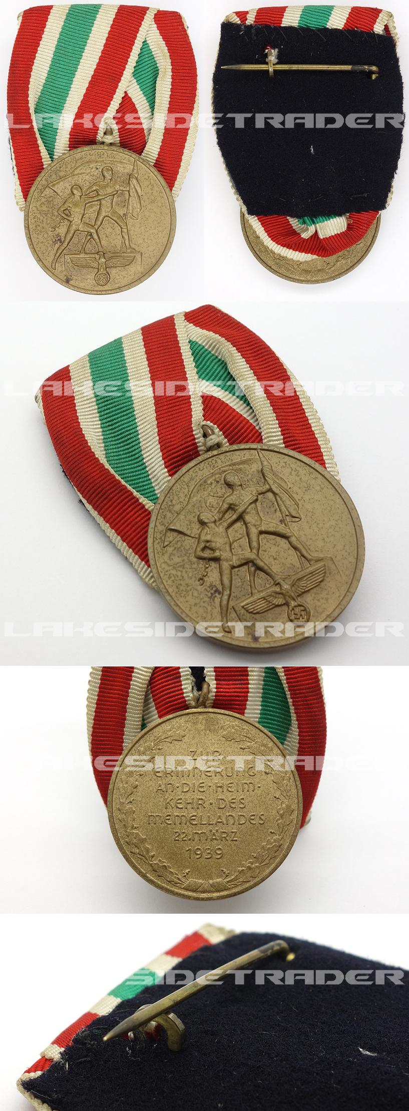 Court Mount - Memel Medal by Hauptmünzamt