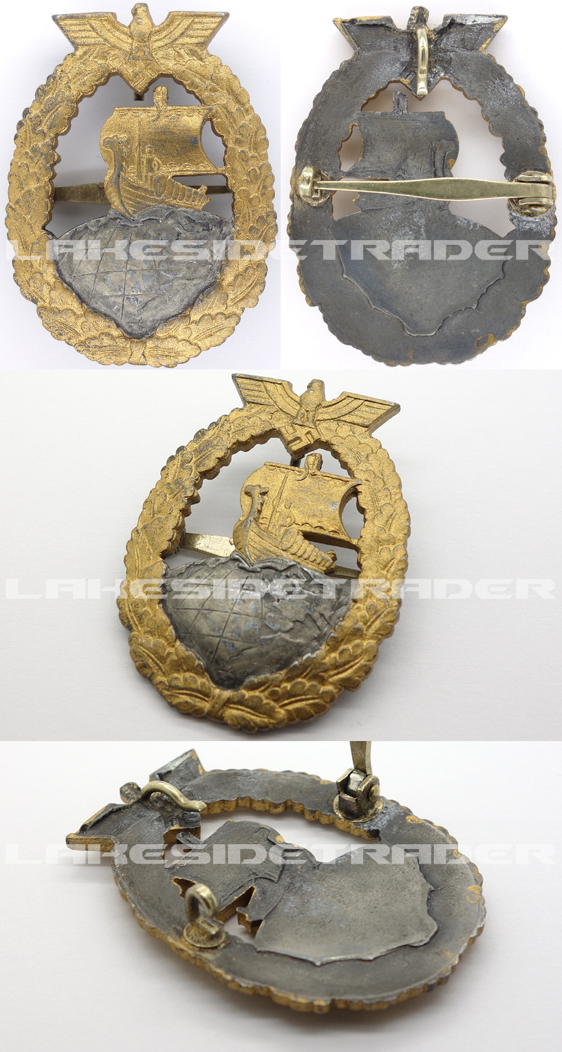 Auxiliary Cruiser War Badge by Bacqueville