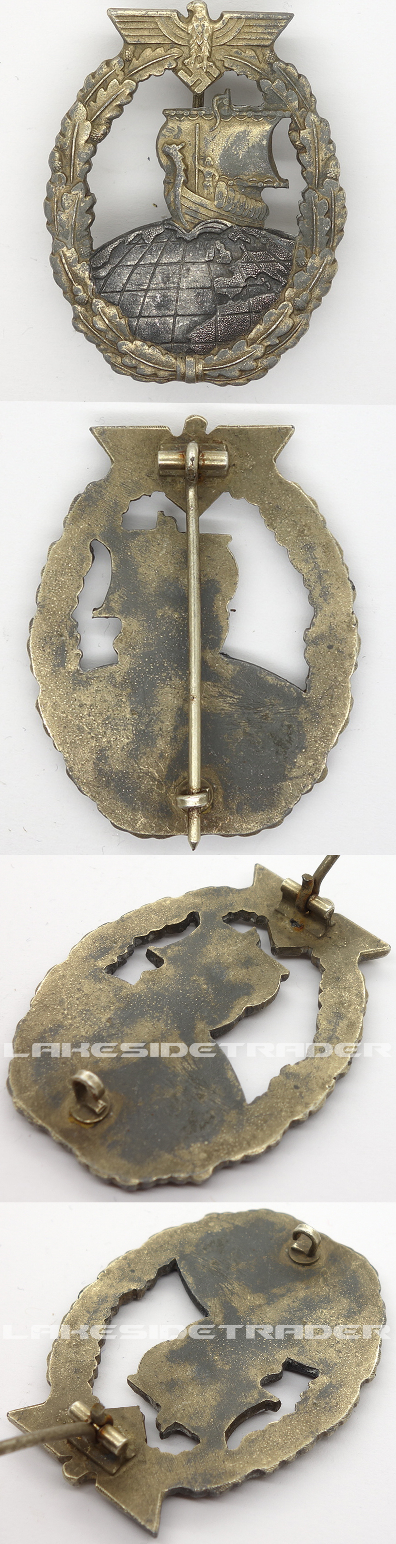 Auxiliary Cruiser War Badge by F. Orth