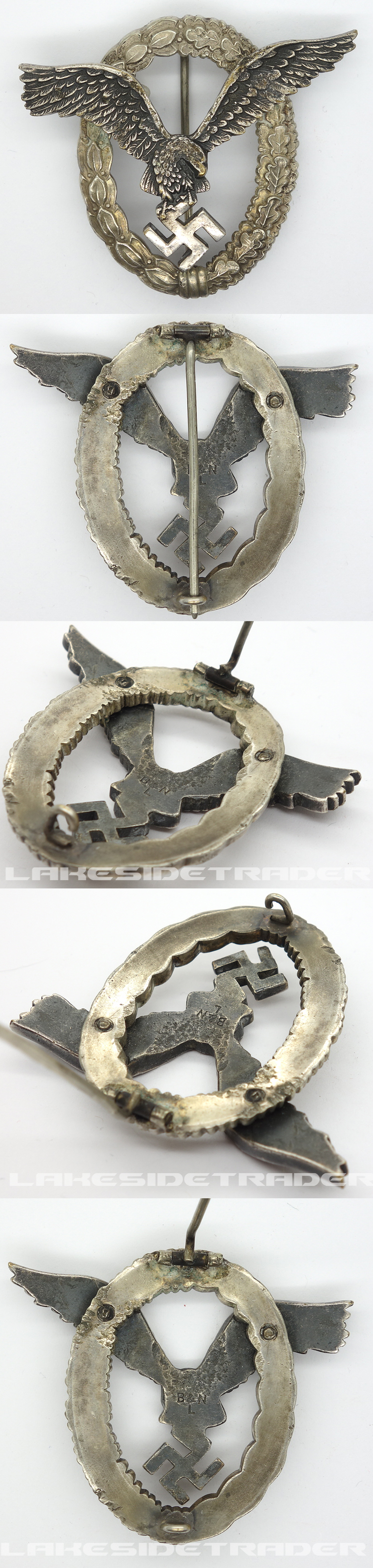 Luftwaffe Pilot Badge by B&N L