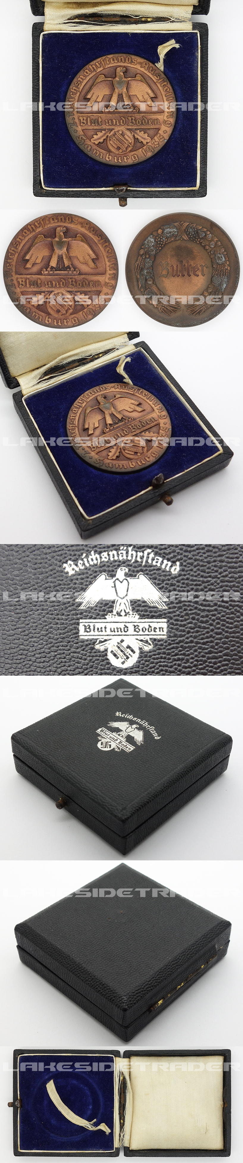 Cased “Blut und Boden” Honor Commemorative Medal 1935