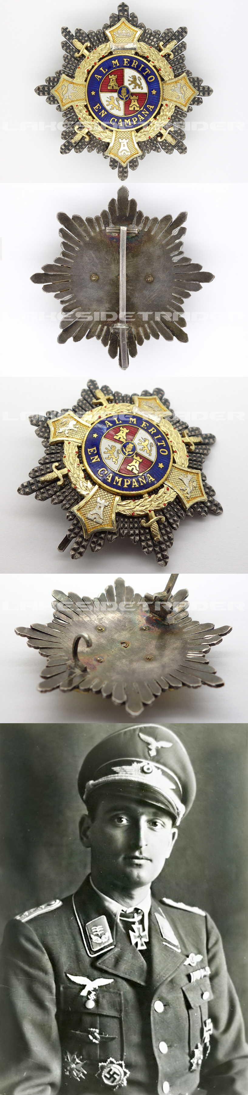 Spanish War Cross – Breast Star