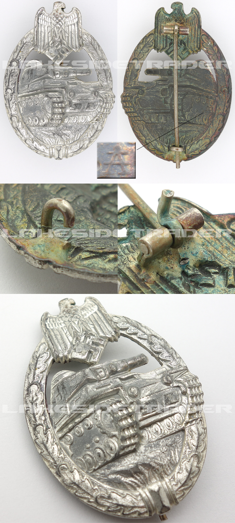 Silver Panzer Assault Badge by Assmann