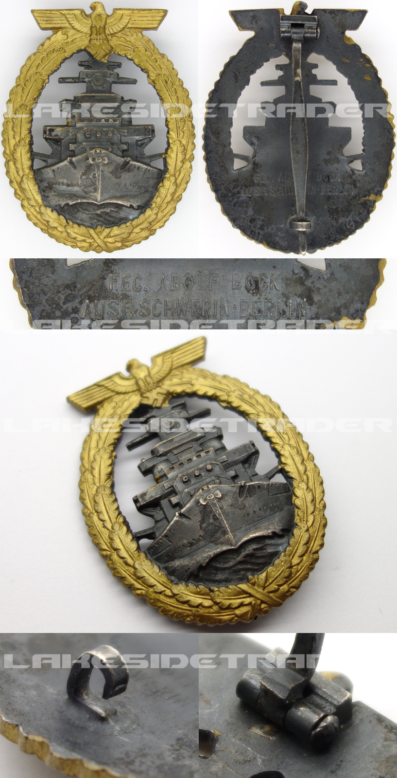 Navy High Seas Fleet Badge by Schwerin