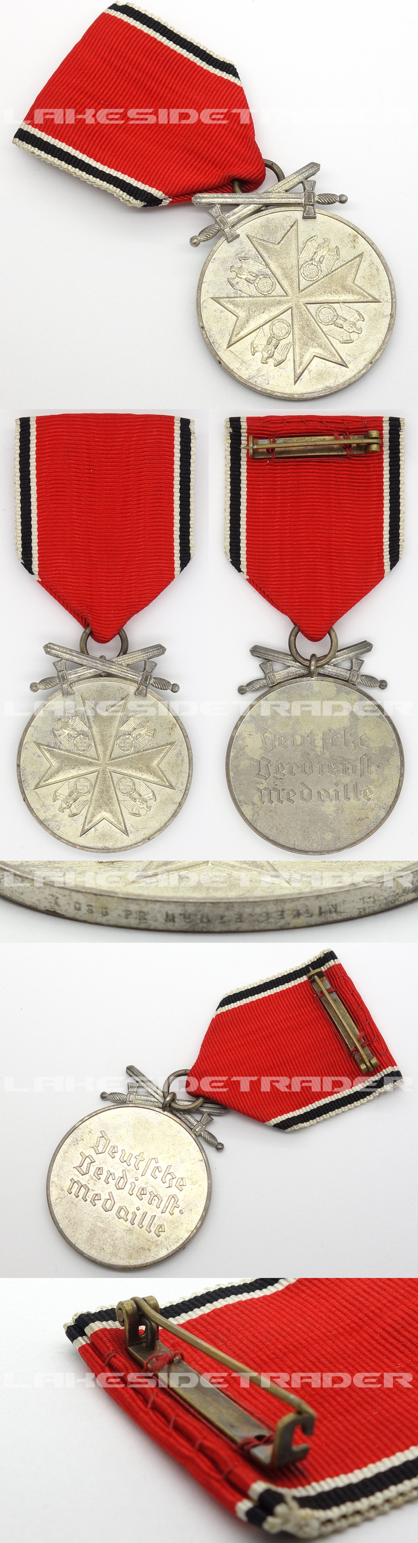 German Medal of Merit in Silver with Swords 1939