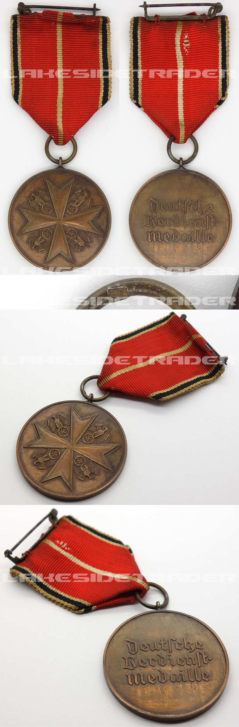 German Medal of Merit in Bronze 1937 by 30