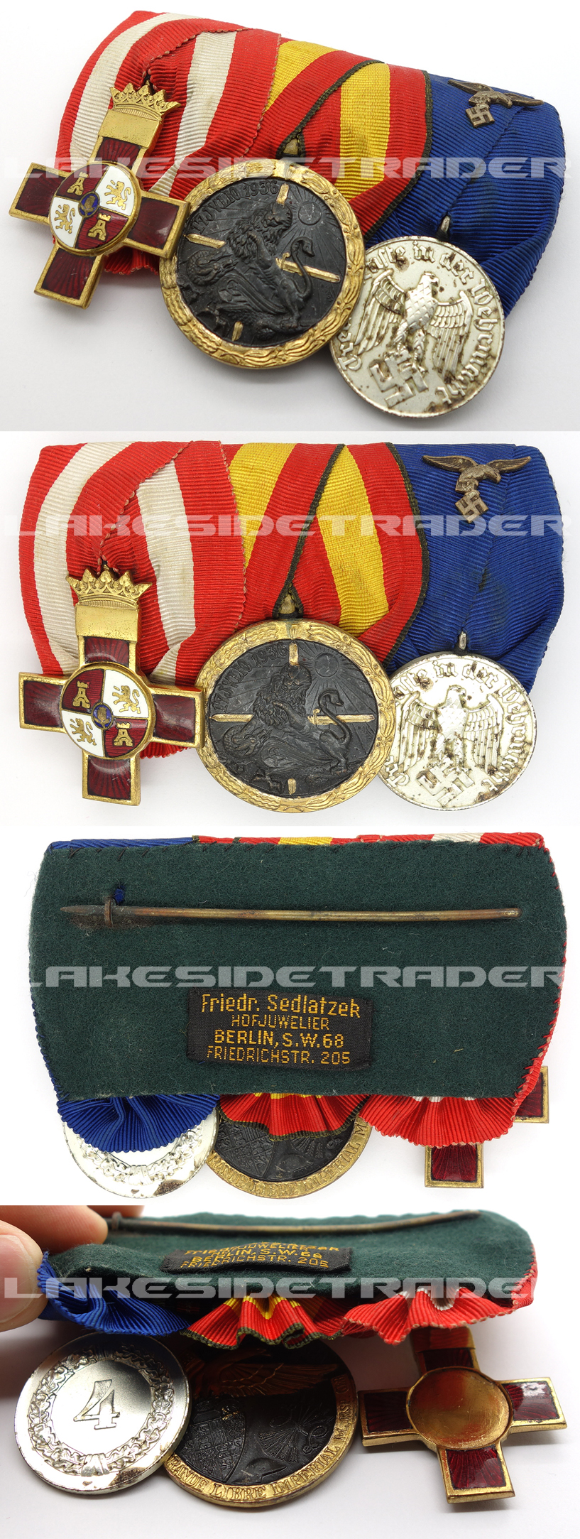 Luftwaffe - Three Piece Medal Bar