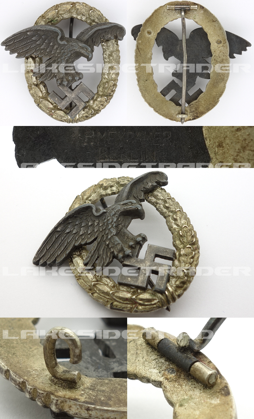 Luftwaffe Observer Badge by P. Meybauer