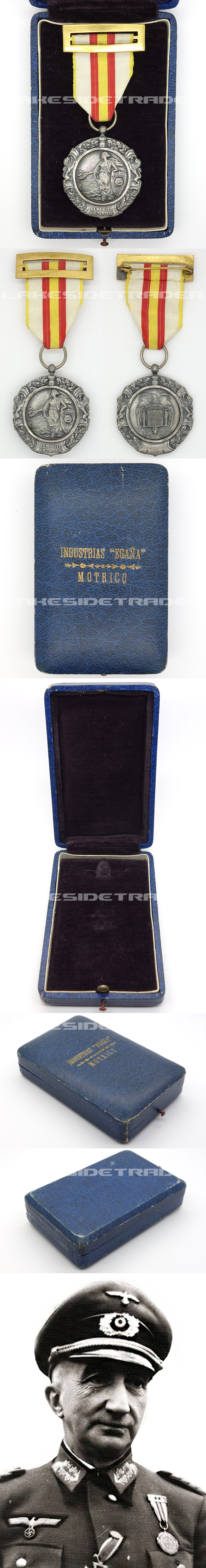 Cased Military Medal by Industrias Egaña