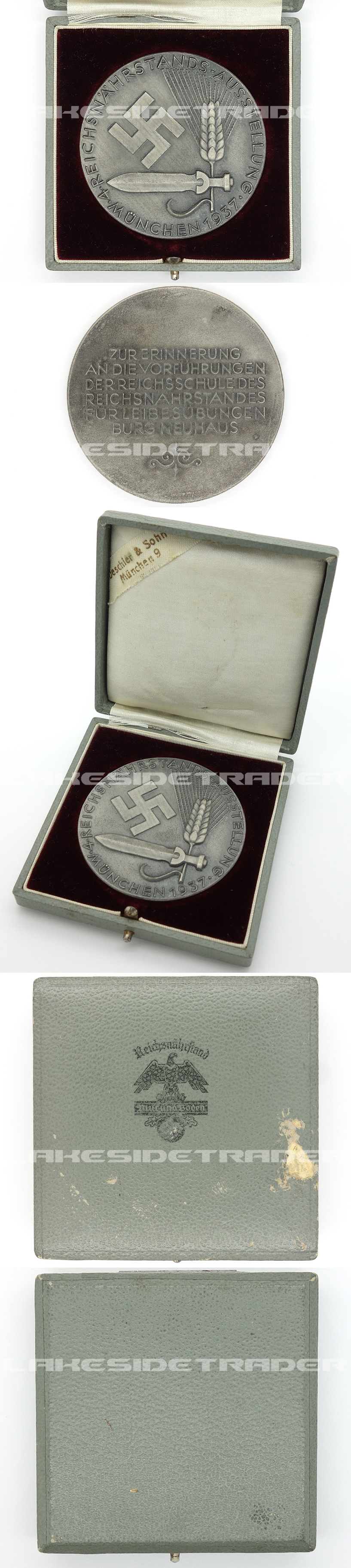 Cased Reichsnährstand Exhibition Non-Portable Award 1937