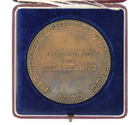 German Cased Aero-Club Medallion 1930