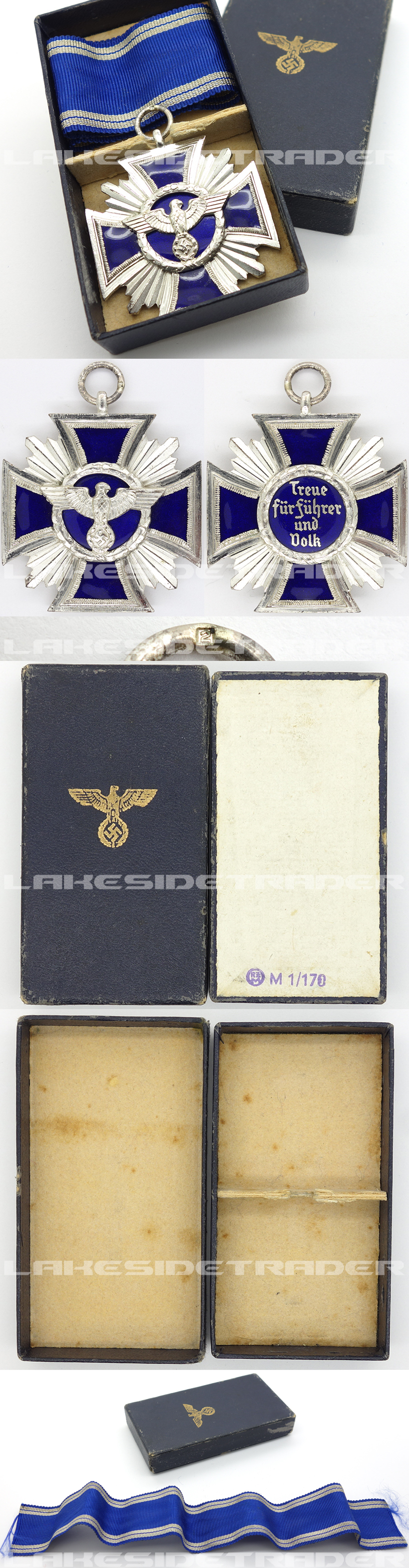 Cased NSDAP 15 Year Long Service Award by B.H. Mayer