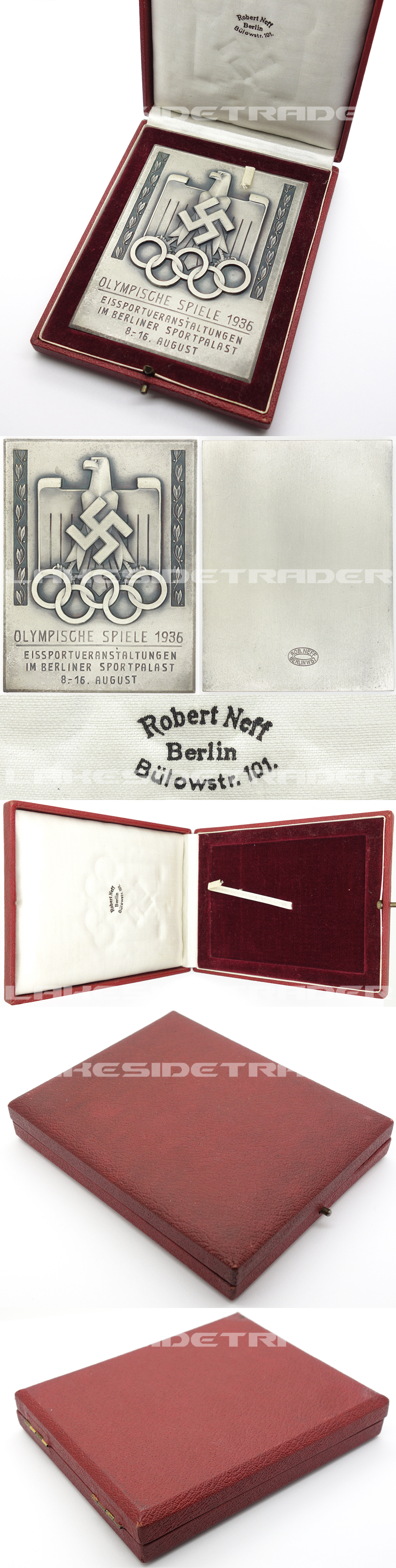 1936 Olympic Games Non-Portable Award
