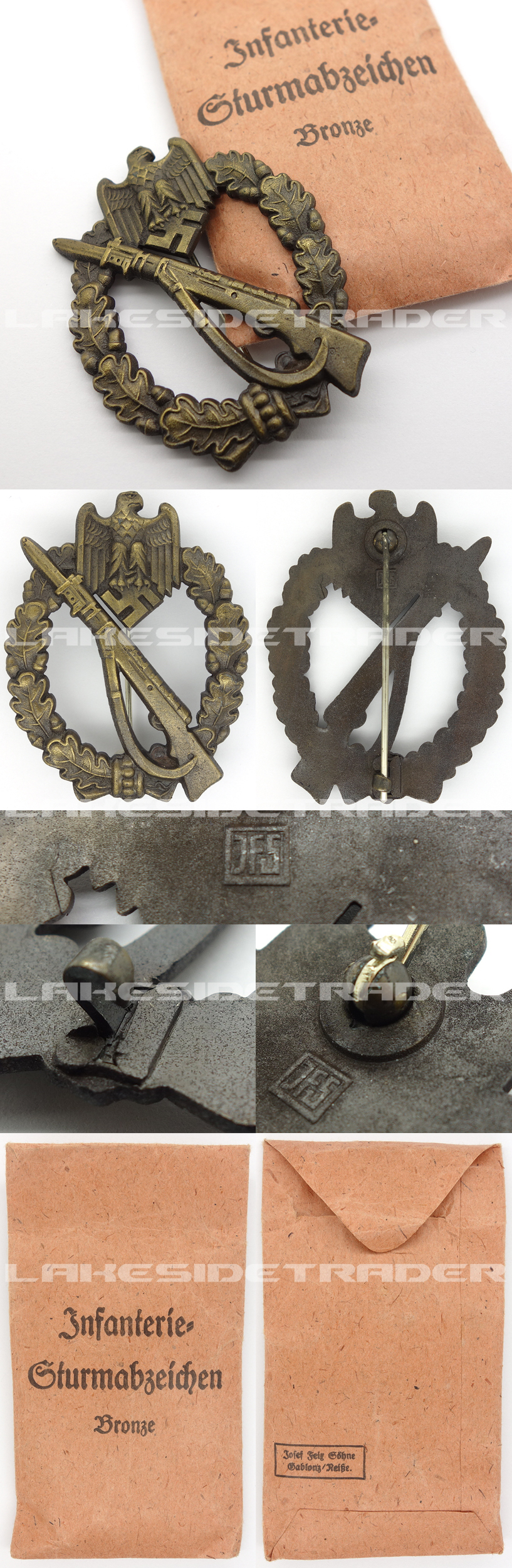 Issue Packet – Bronze Infantry Assault Badge by JFS