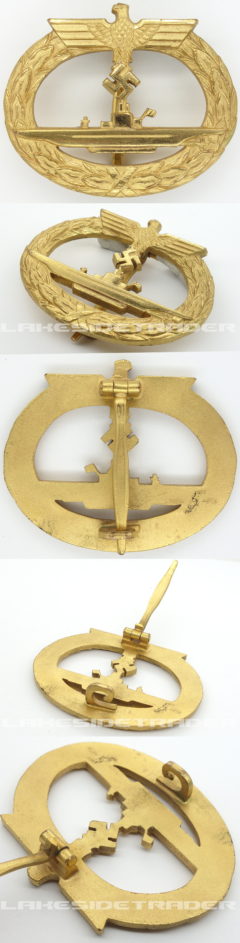 Navy U-Boat Badge by B.H. Mayer