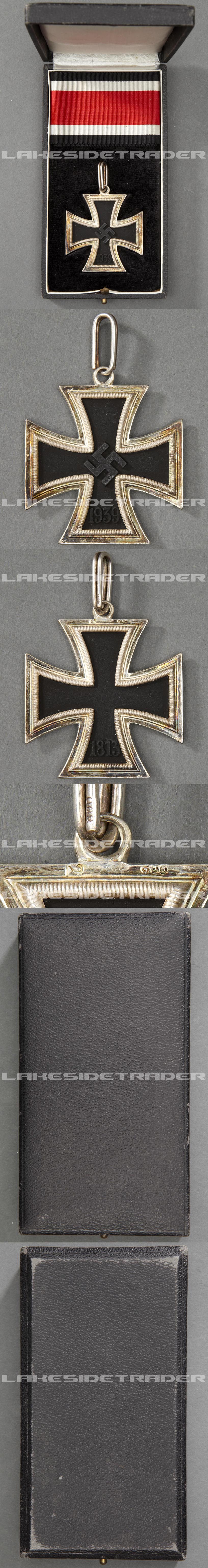 Cased “Lazy 2” Knights Cross of the Iron Cross by C.E. Juncker