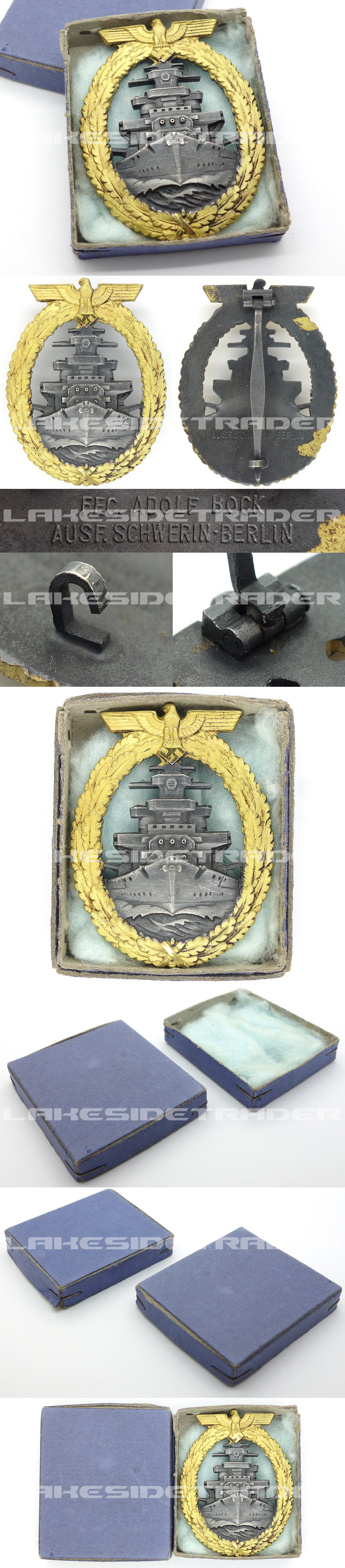 Minty – Cased High Seas Fleet Badge by Schwerin