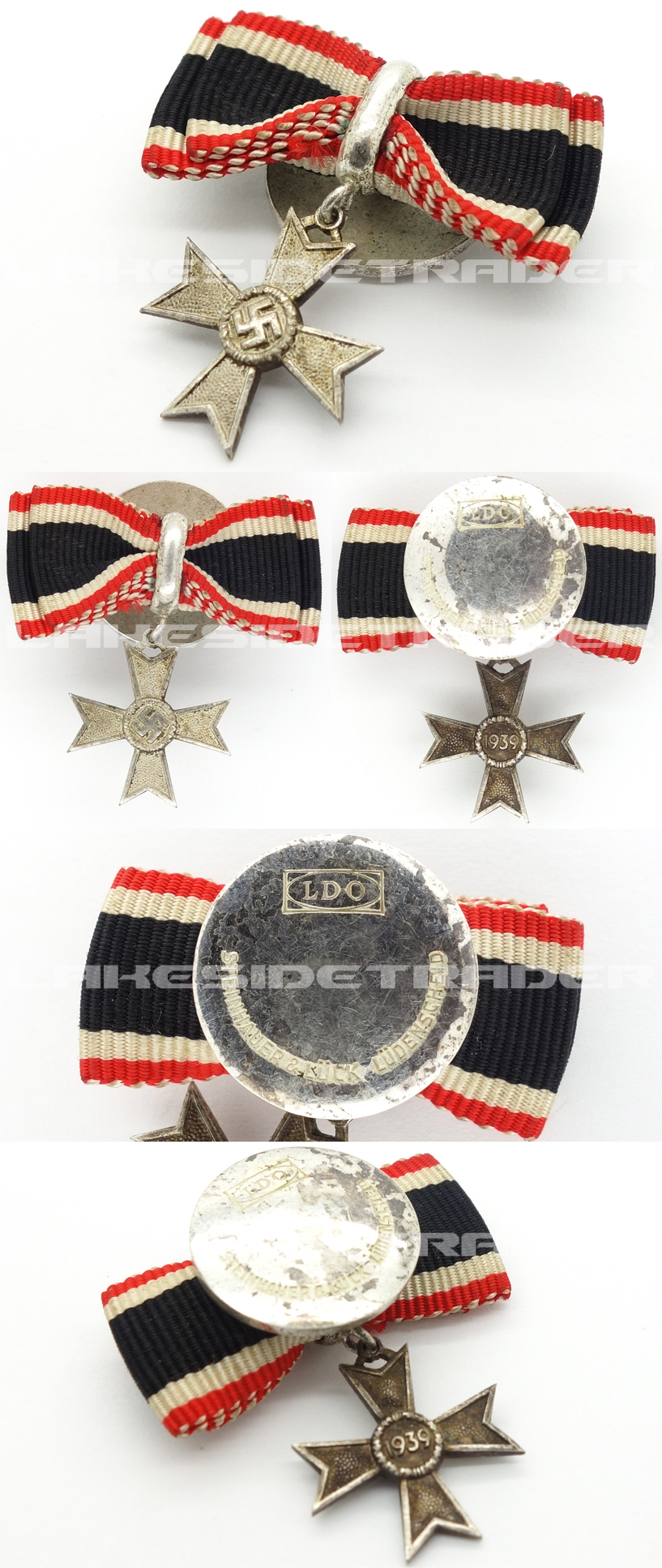 Miniature Buttonhole War Merit Knights Cross by S&L