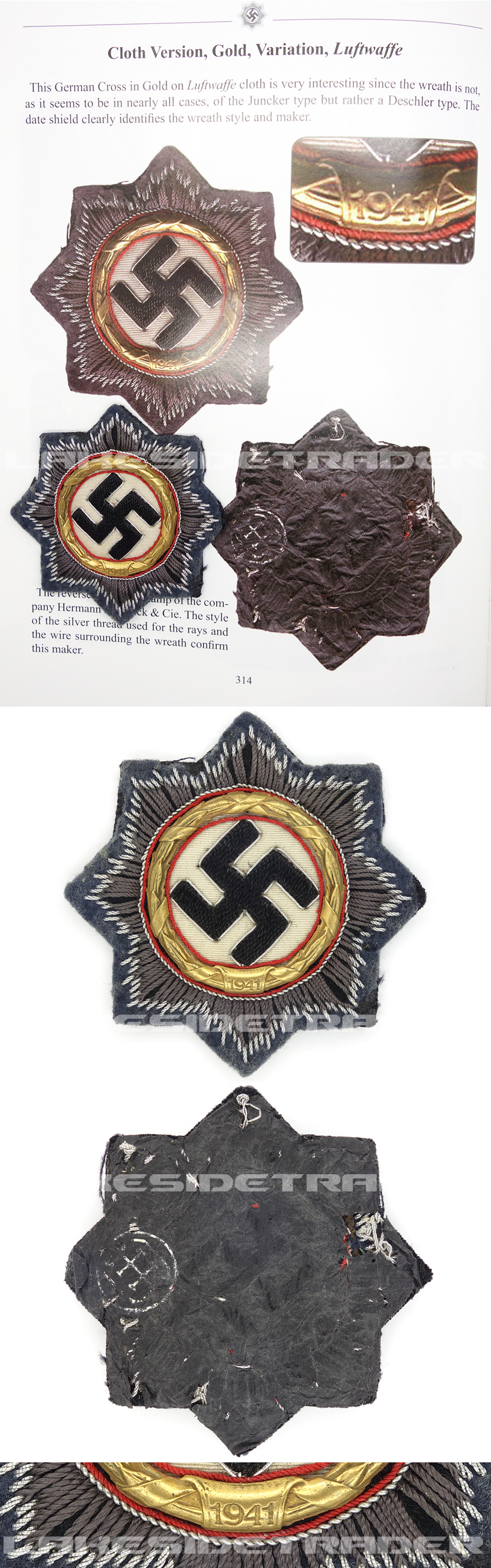 THE Textbook Example – Deschler Wreath Luftwaffe DKiG by HS