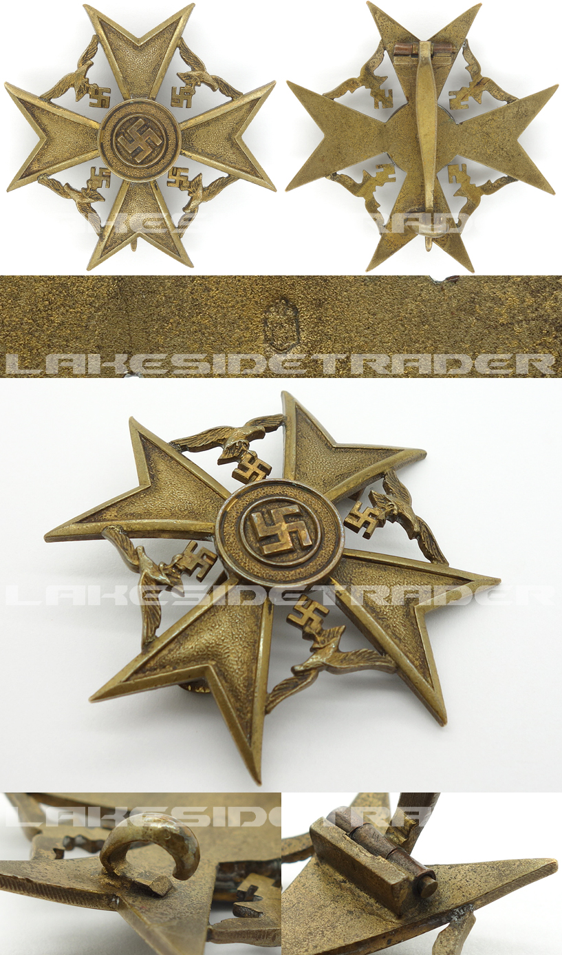 Bronze Spanish Cross by P. Meybauer