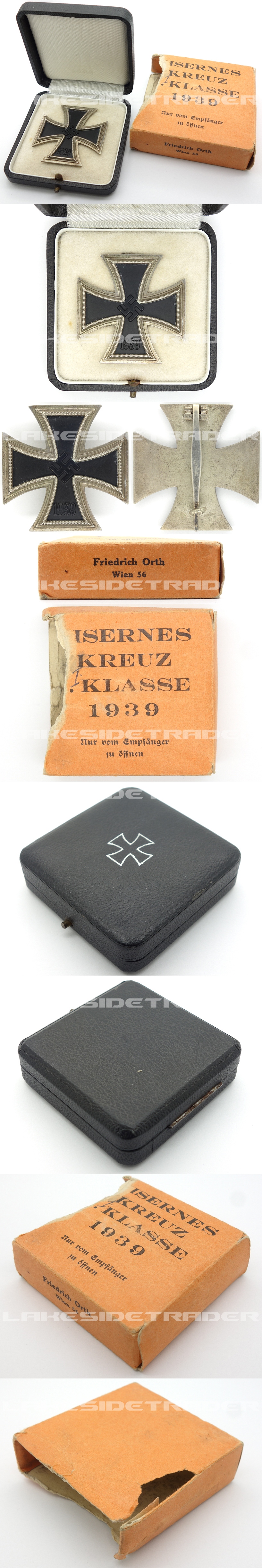 Issue Carton - Cased 1st Class Iron Cross by F. Orth