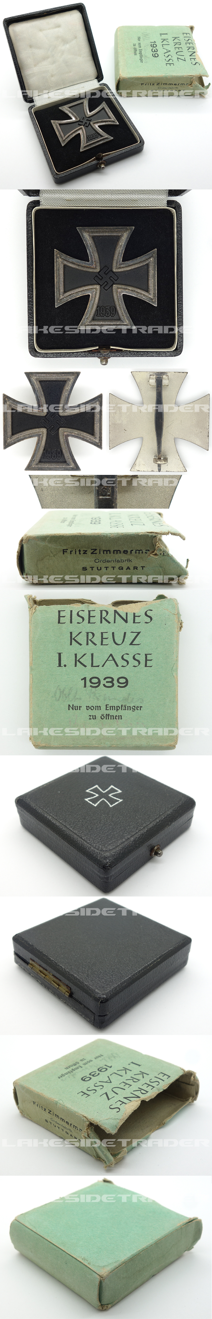 Issue Carton - Cased 1st Class Iron Cross by Zimmermann