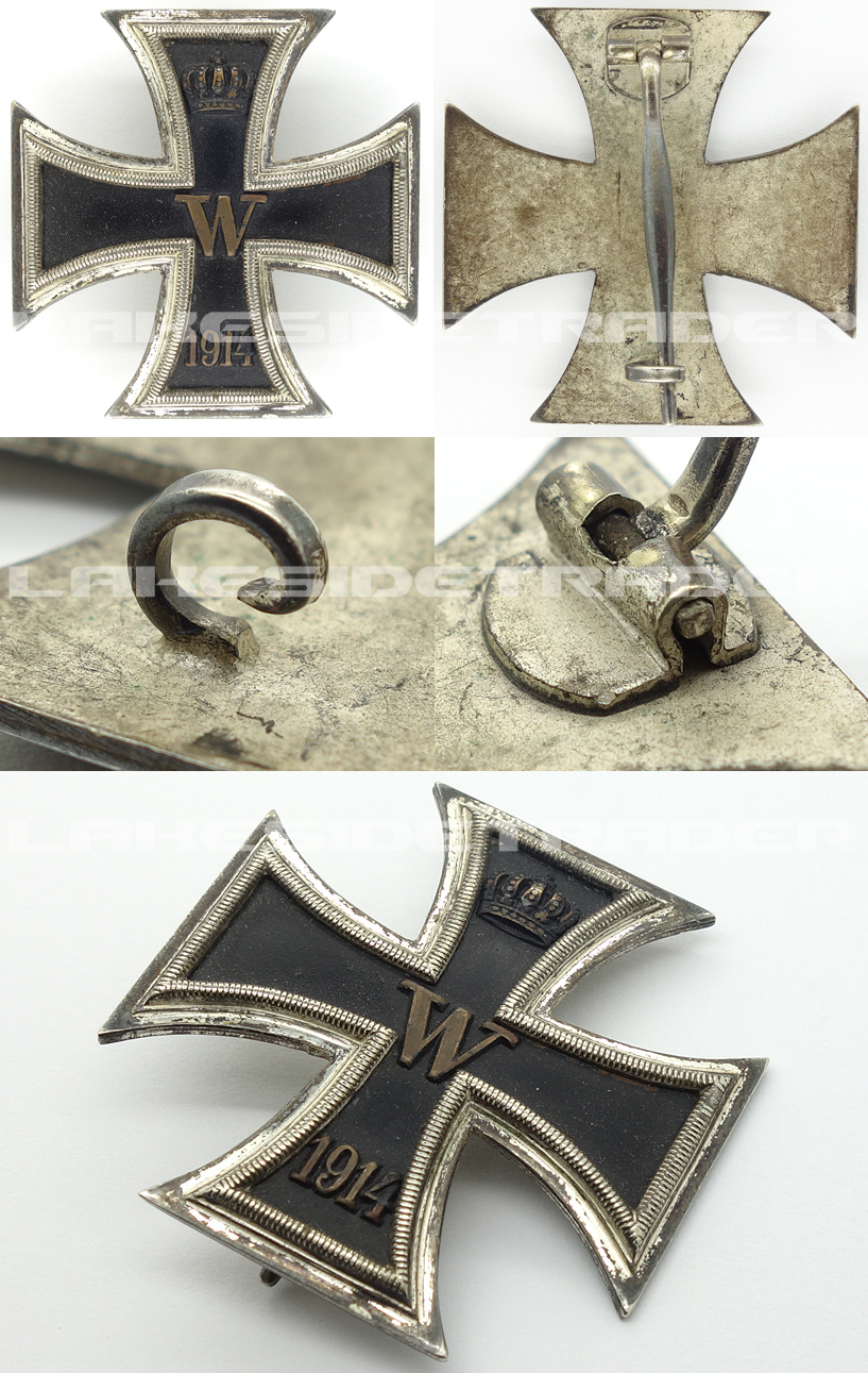 Imperial 1st Class Iron Cross by W. Deumer