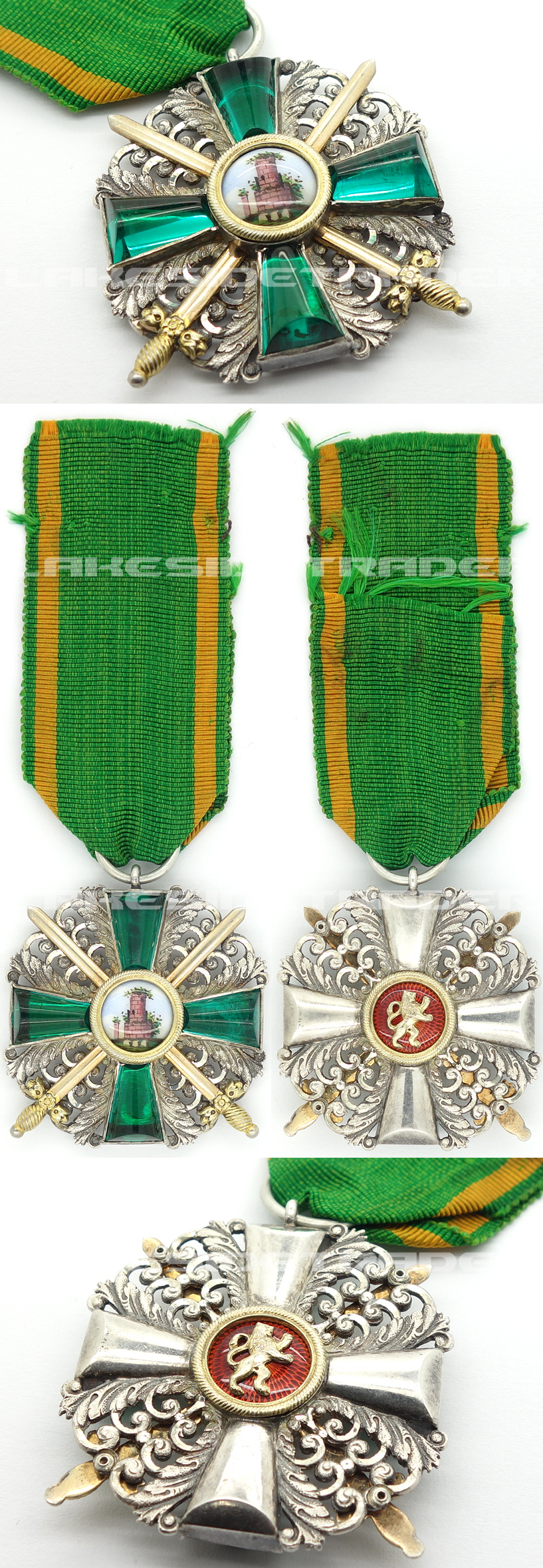 Baden Knight 2nd Class Order of the Zähringer Lion with Swords