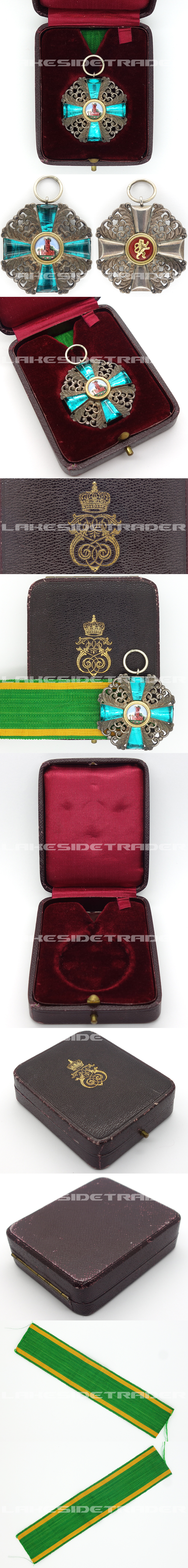Cased Baden Knight 2nd Class Order of the Zähringer Lion