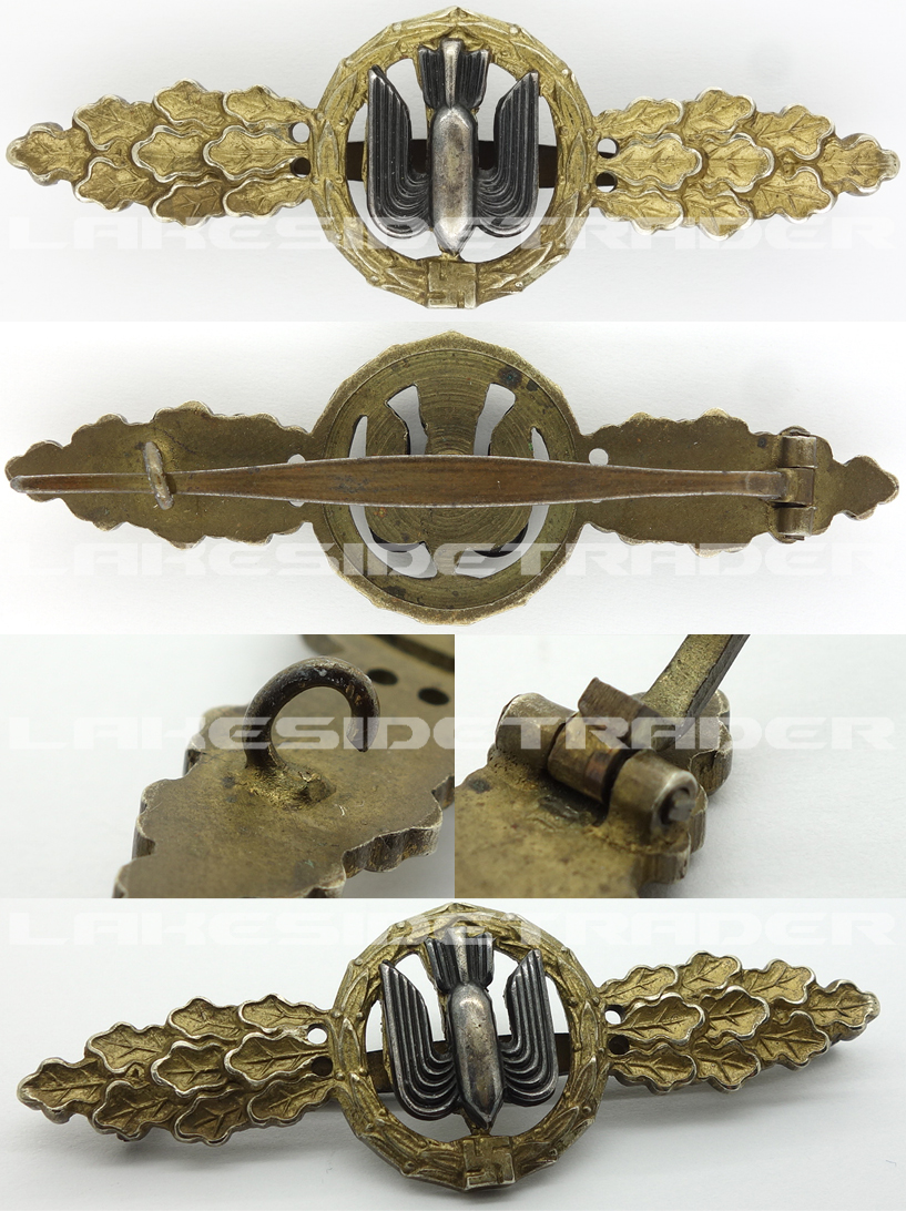 Luftwaffe Bomber Clasp in Gold