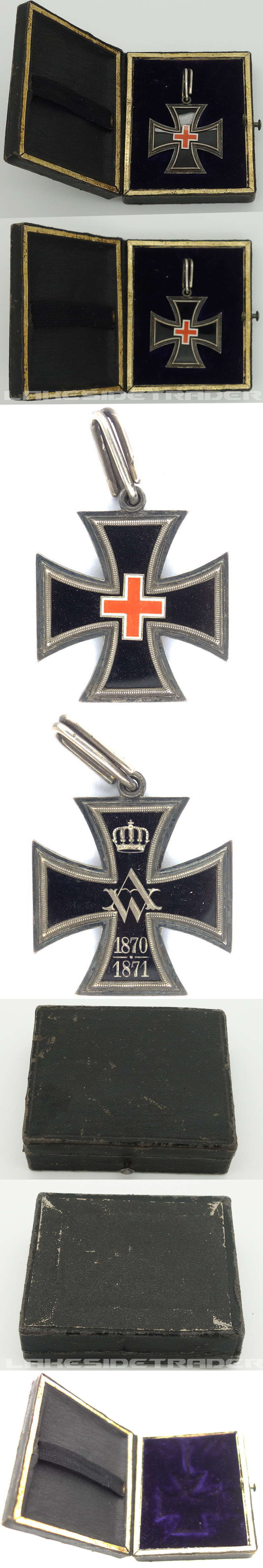 Cased 1870 Cross of Merit for Women and Girls