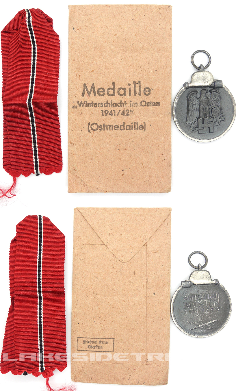 Eastern Front Medal by Friedrich Keller