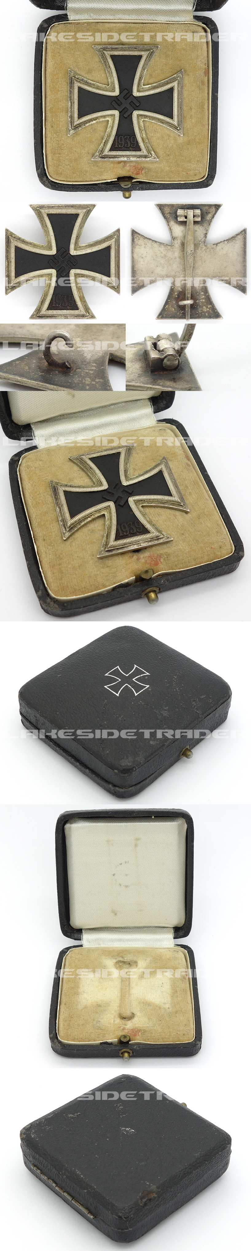 Cased 1st Class Iron Cross by 65