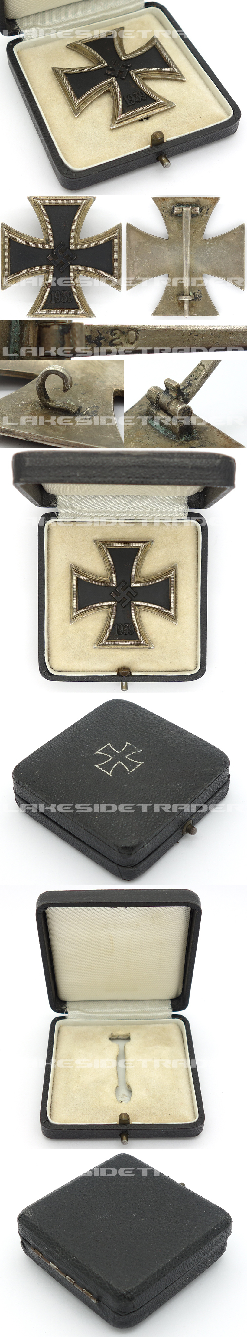 Cased 1st Class Iron Cross by 20