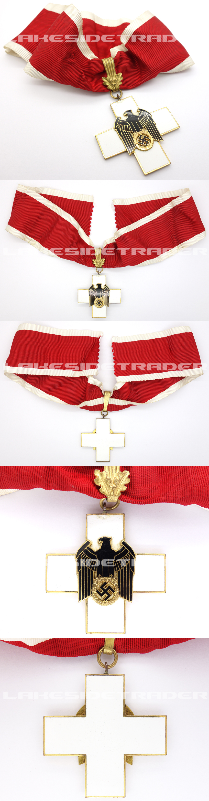 1st Class Social Welfare Neck Cross Decoration