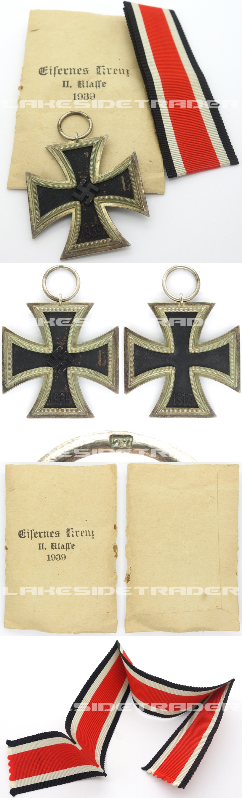 2nd Class Iron Cross by 27 in Issue Packet