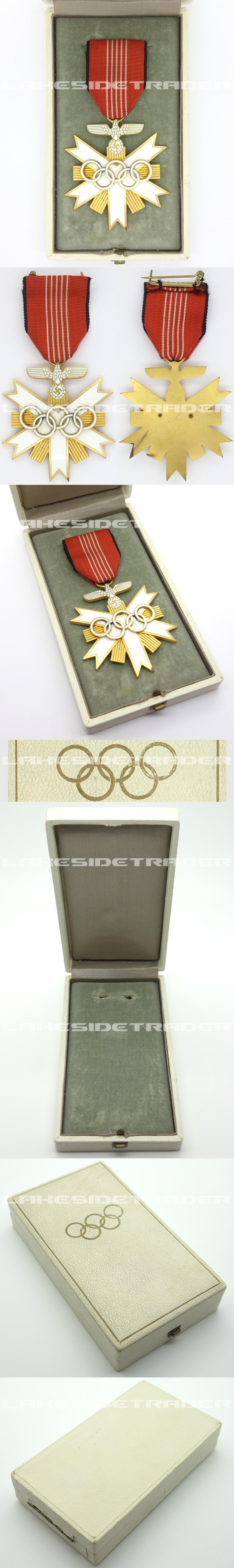 Cased 2nd Class Olympic Decoration 1936