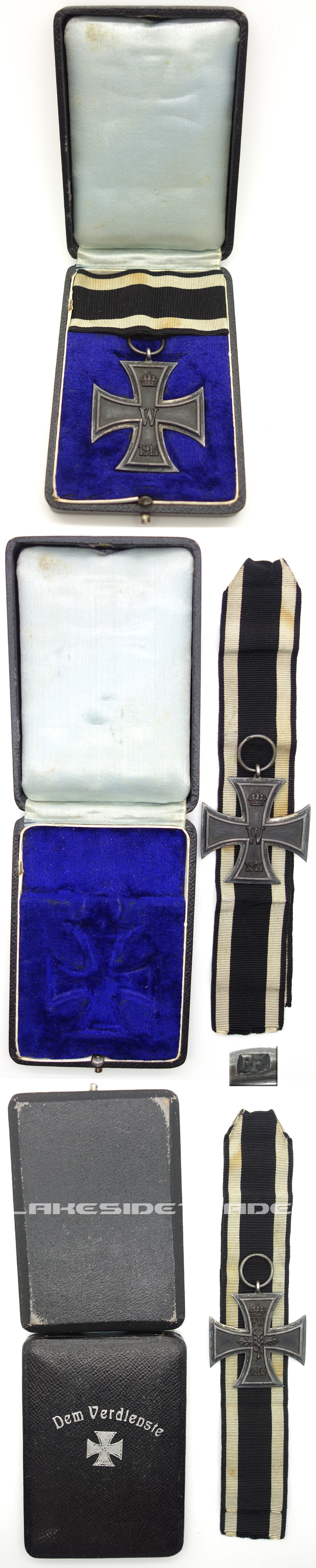 Cased Imperial 2nd Class Iron Cross by Fr.
