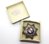 Spanish War Cross – Breast Star in Rare Issue Case