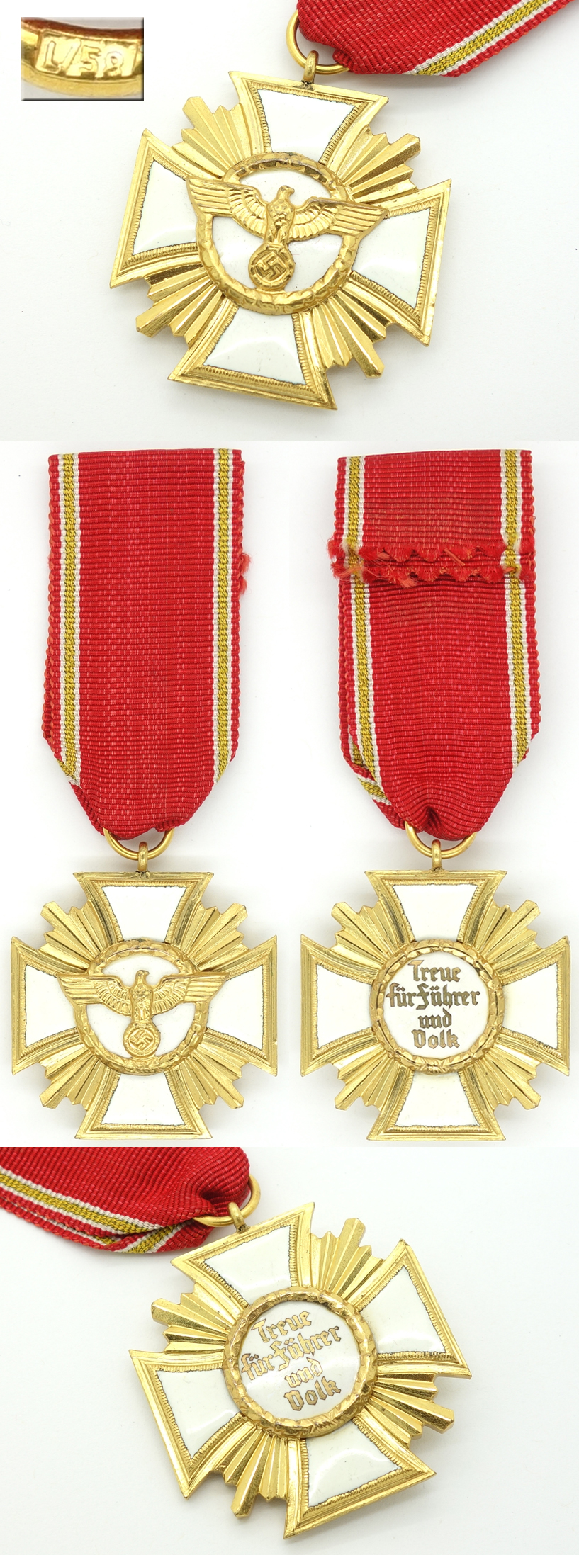 Early Post-War - 25 Year NSDAP Long Service Award by L/58