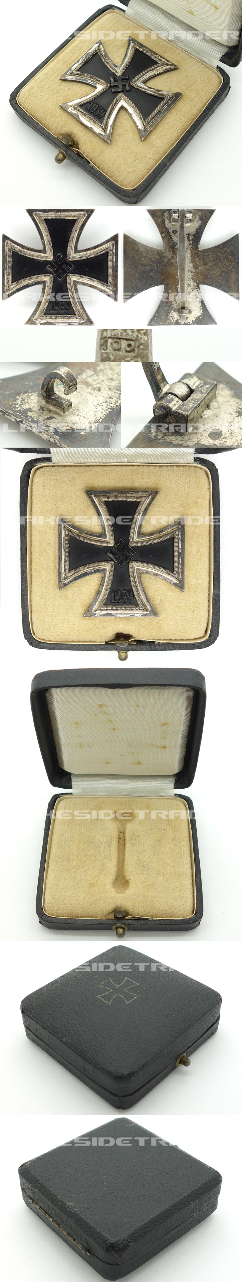 Cased 1st Class Iron Cross by 100