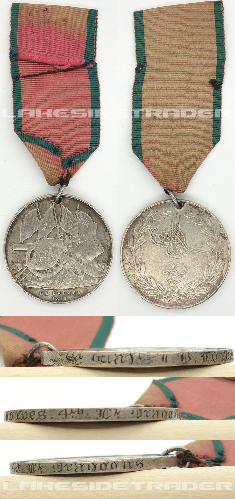 Turkish Crimea Medal, 1855 w research