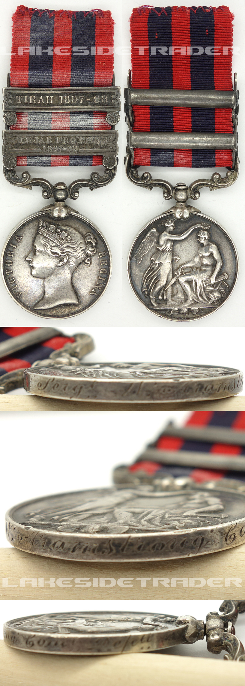 2 bar India General Service Medal 