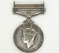 British and Commonwealth 1918 General Service Medal w Malaya Bar