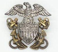 US Navy 2 piece gold/Silver pin