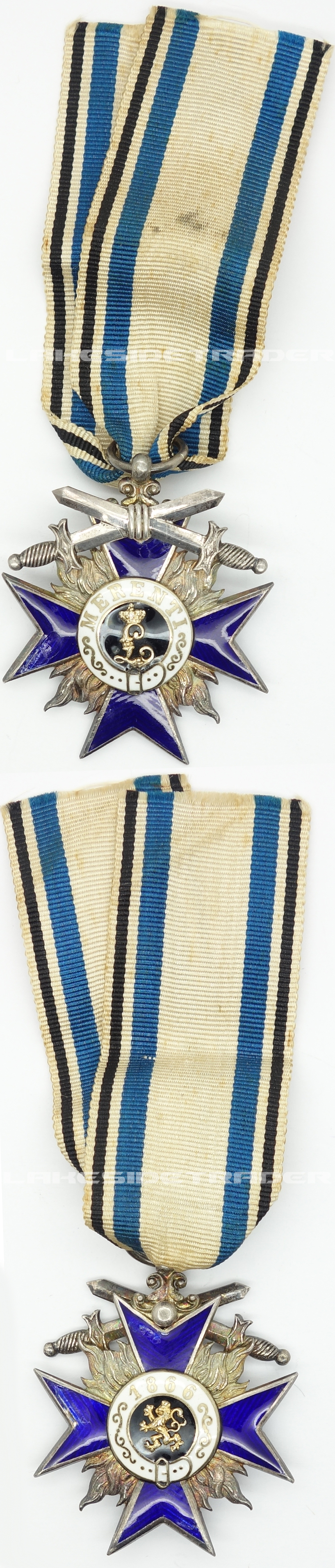 Bavarian Military Merit Cross 4th Class Cross with Swords 