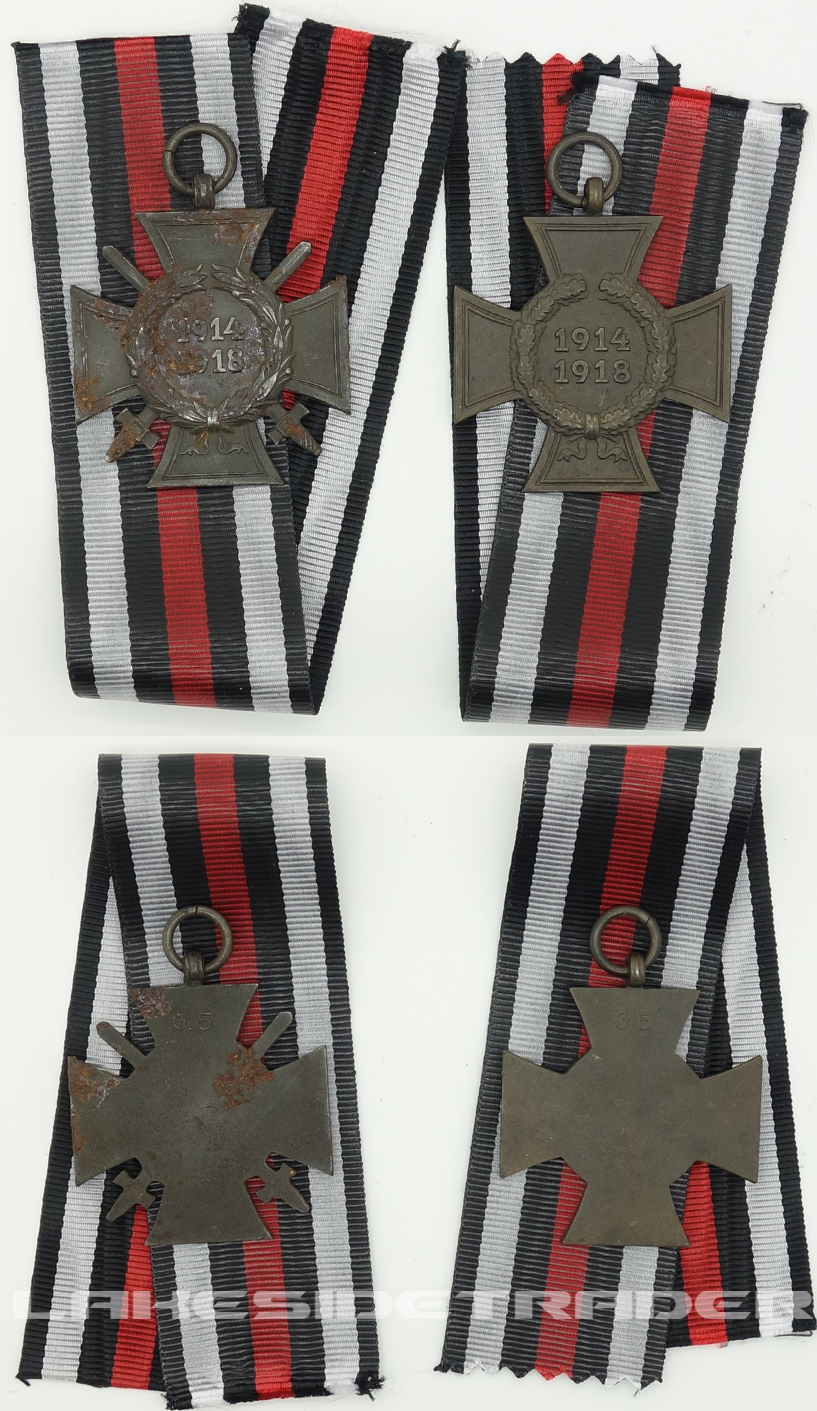 Set of 2 Hindenburg Crosses